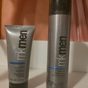 Shave Foam and After-Shave Gel Set - Silver